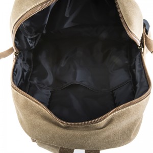 18SC-6806D Kina ledande fabriken hållbar 16oz tvättad duk material naturlig kanfas ryggsäck