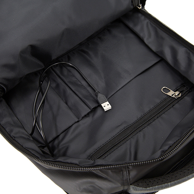 19SA-7846M svart lättviktig OEM / ODM vattentät storstor laptop skolväska ryggsäck väska