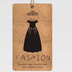 Creative Fashion Clothing etikett hangtag Custom made 5