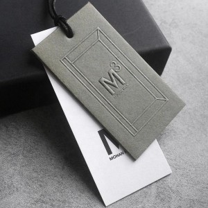 Creative Fashion Clothing etikett hangtag Skräddarsydd 11