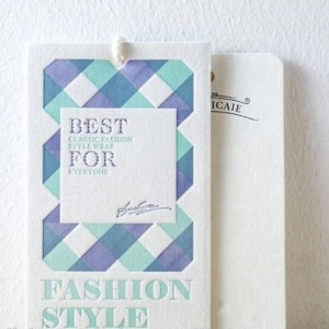 Creative Fashion Clothing etikett hangtag Skräddarsydd 11