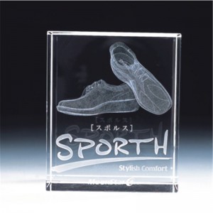 3D inre gravyr kristallprodukter