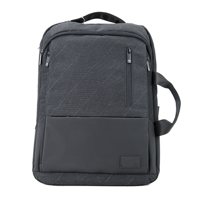 19SA-7842M Nyanländ dubbla funktioner laptop ryggsäck Nylon dator Ryggsäck med handtag omvandlas till portfölj