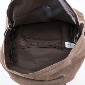 2019 Hot Sale Sport Minimalistisk Retro Skola Custom Back Pack Canvas Väska Väska Ryggsäck 17SC-6683M