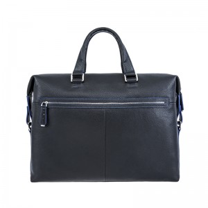 18SG-6817F Mäns Leechee äkta läder bärbar dator portfölj väska