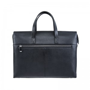18SG-6820F Utmärkt högkvalitativt OEM-företag laptop tote äkta läder portfölj för män