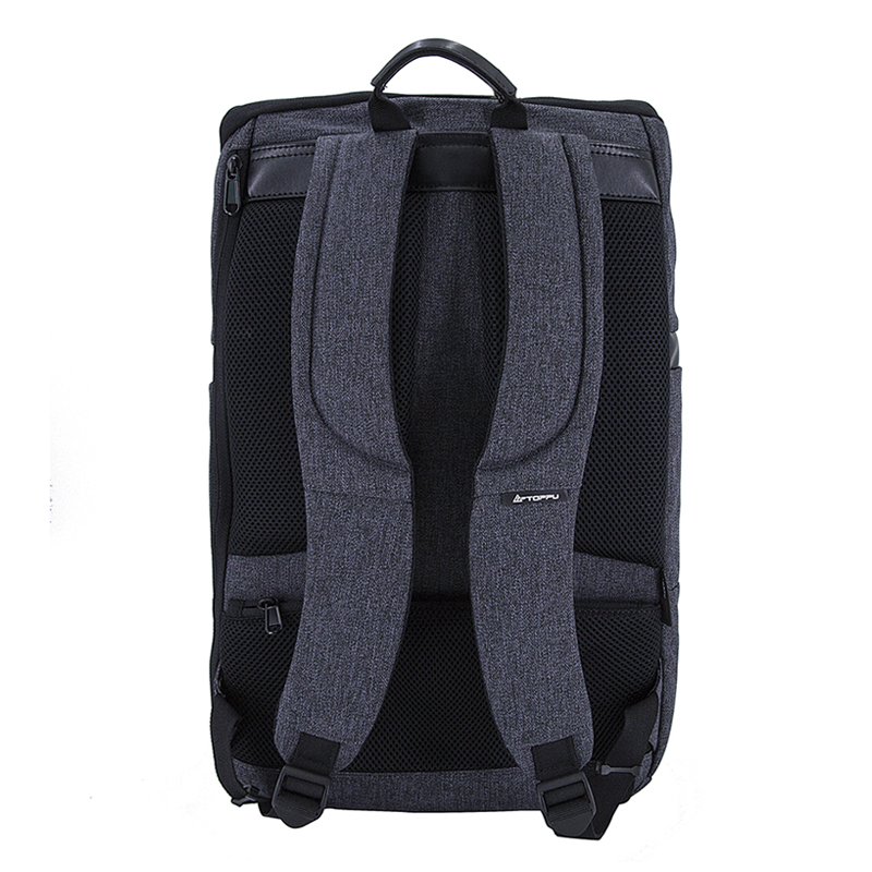 18SA-7443M stötskyddad nylon med vattentät PU trim laptop bagback för män
