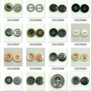 Mode 10 till 19 mm Harts fyra håls sömnad skjorta knappar för plagg 2