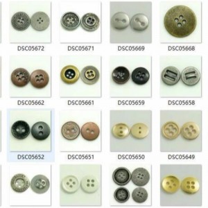 Mode 10 till 19 mm Harts fyra håls sömnad skjorta knappar för plagg 2