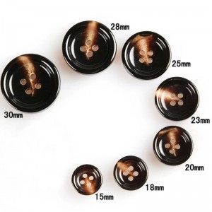 Många storlekar lager grossist mode skjortan kostym knappar 3