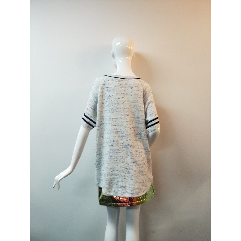 LIGHT GRAY V-HALS CARDIGAN RLWS0037F