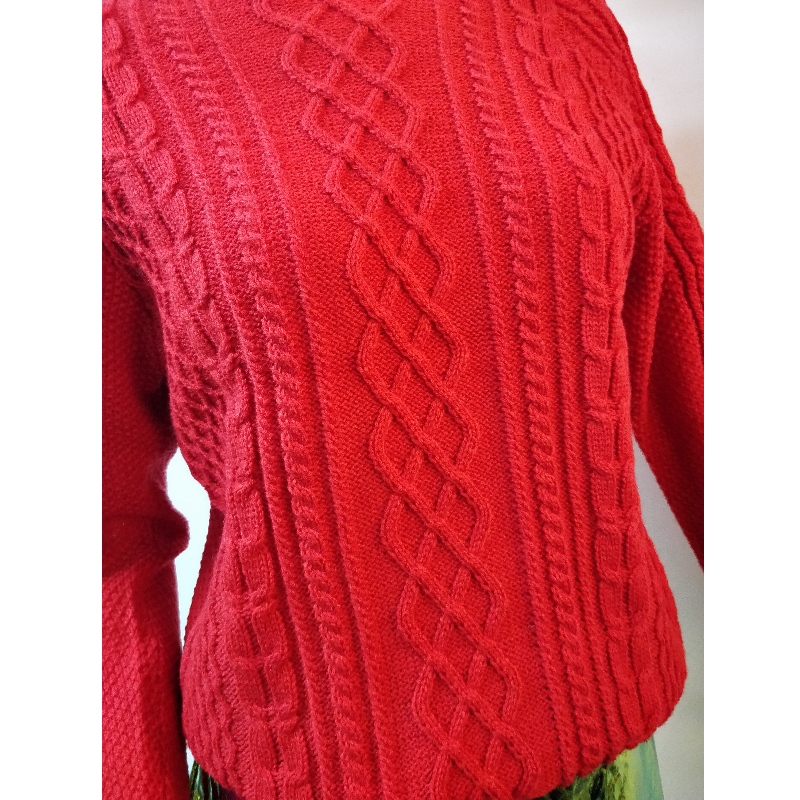 RÖD CABLE KNIT SWEATER RLWS0046F