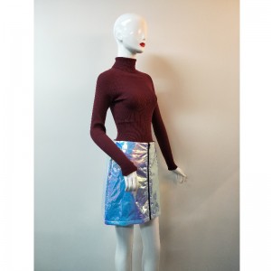 RÖD HÖG-COLLAR SWEATER RLWS0062F