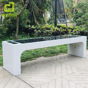 Solar Smart Street Furniture Urban Sits för utomhusbruk