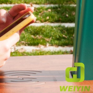 Minimalistisk design Smart Solar Powered USB Mobil Laddningsstation för grupper och parker