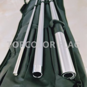 Reklam utomhus fjäder flagga