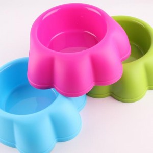 grossist tassformad matare plast resor utomhus inomhus hund husdjursskål
