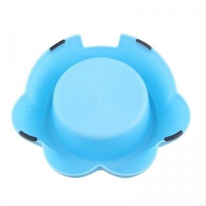 grossist tassformad matare plast resor utomhus inomhus hund husdjursskål