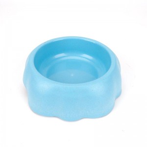 blomformad vete-halm sällskapsdjurskål, husdjursskål, katthundmatskål