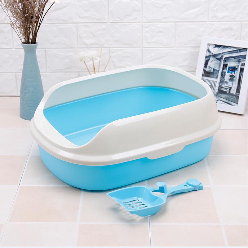 stort utrymme kattskräpslådan / sällskapsdjur med scoop / cat sandbox / grooming produkter