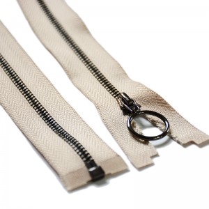 Plagg Fancy Zipper Metal Messing Zip med cirkelreglage Close End Rose Gold Zipper för kjol 11