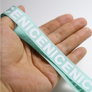 7 # ： Mode NICE 2cm tryck Grosgrain band för sportkläder