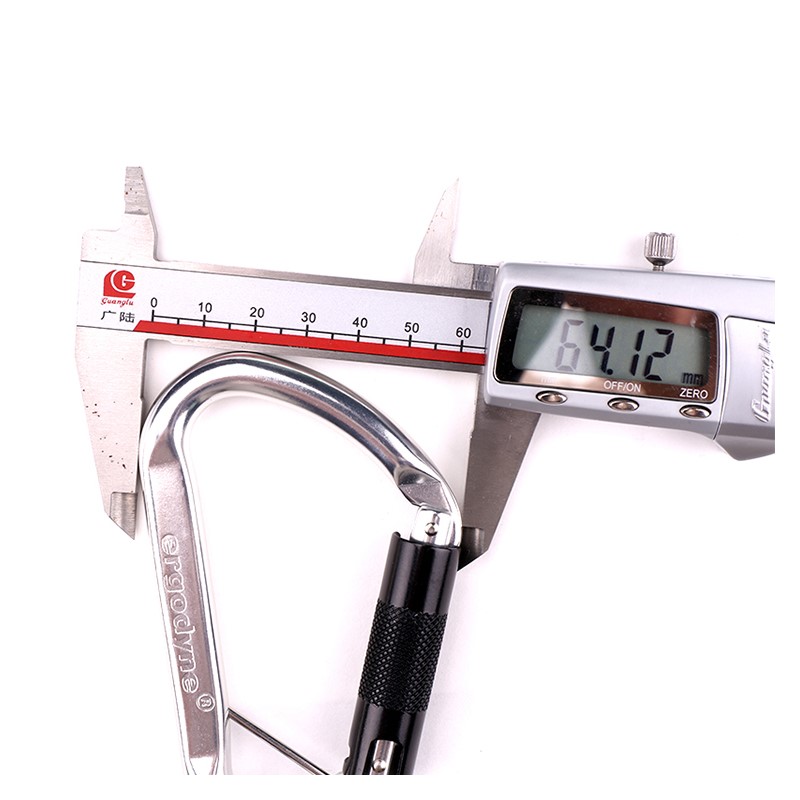 Luftfart aluminiumklättring snabbspänne utomhus bergsklättring karabiner camping fitness yoga hängmatta med tillbehör aluminiumlegering säkerhetskrok