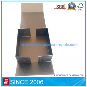 Svart lyxmagnet försegling vikbar papperskorg