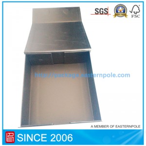 Svart lyxmagnet försegling vikbar papperskorg