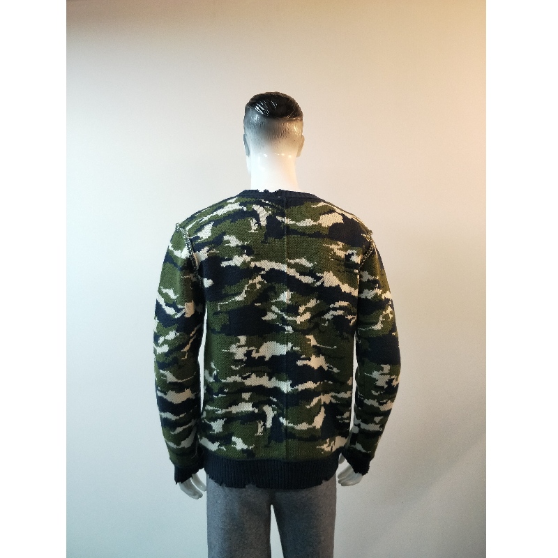 CAMO PRINT SWEATER RLMS0007F