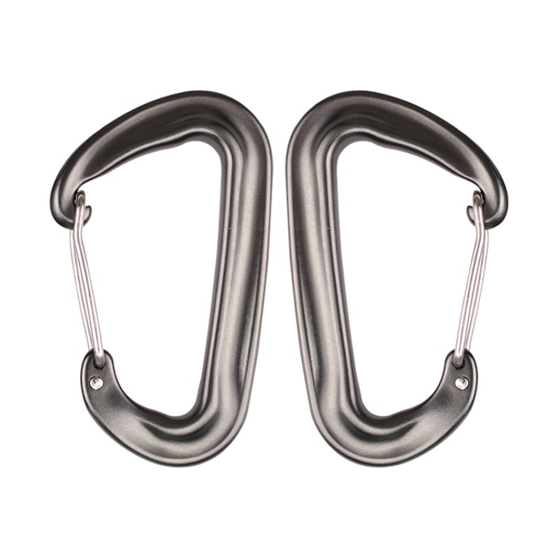 Utomhuskrok bergsklättring camping huvudlås karabiner multifunktion mutter bergsbestigning krok bergsspänning utomhus snabb fångst snabbfall utrustning säkerhetslås d-typ skruvlås huvudlås luftfart aluminiumlegering