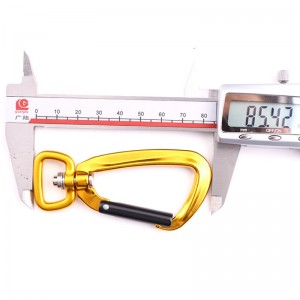 Utomhus bergsklättring och camping huvudlås karabiner multifunktion mutter bergsbestigning krok bergsspänning snabb falla utrustning säkerhetslås d-typ skruv huvudlås luftfart aluminiumlegering