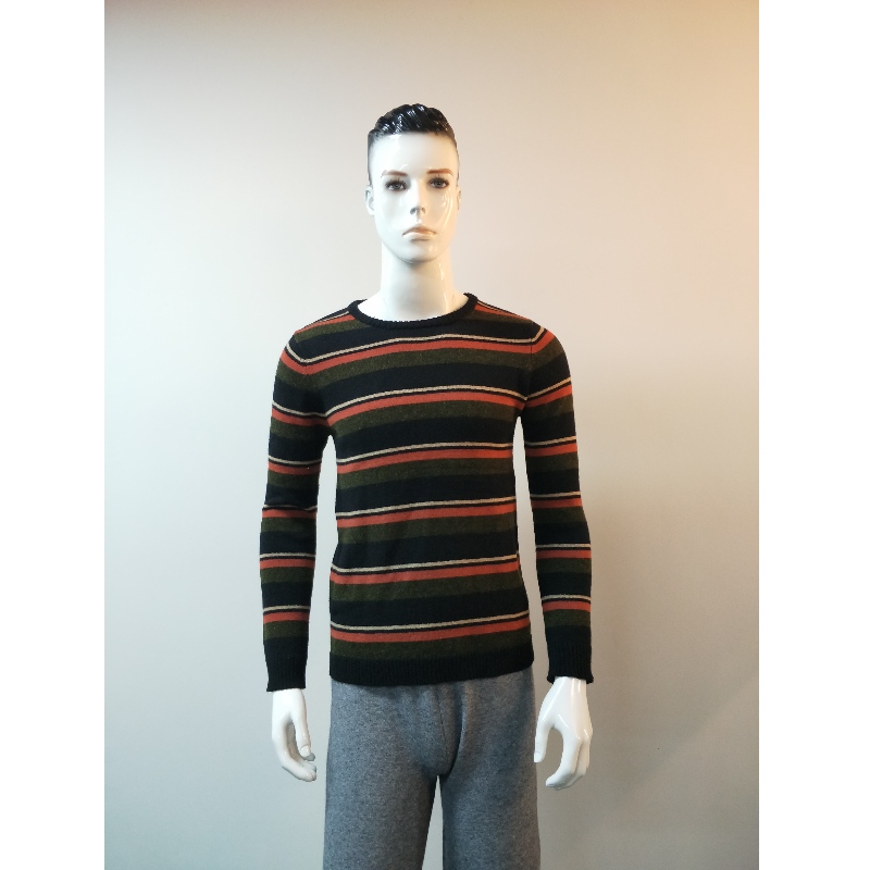 MÄNS STRIPE SWEATER RLMS0018F