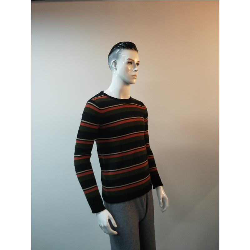 MÄNS STRIPE SWEATER RLMS0018F