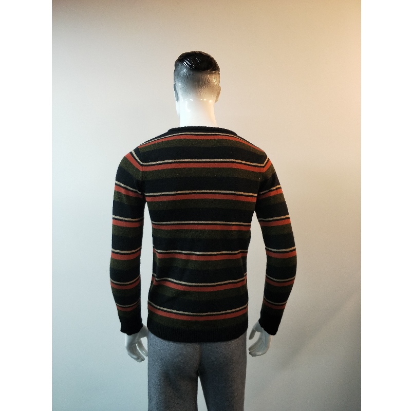 MÄNS STRIPE SWEATER RLMS0018F