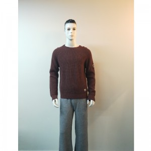 REN COLLECTION BURGUNDY SWEATER RLMS0023F