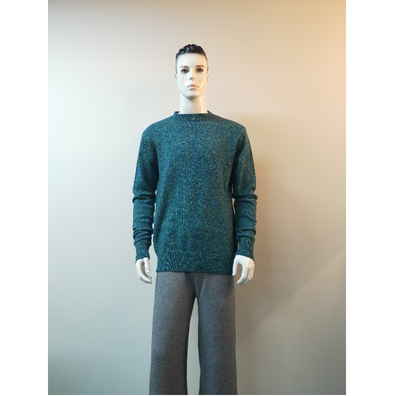 GRÖNT u0026 BLÅ BLANDAD SWEATER RLMS0024F