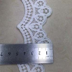 2 # mjölksilk spetsar ， Polyester / Nylon spets ， bomullsspets