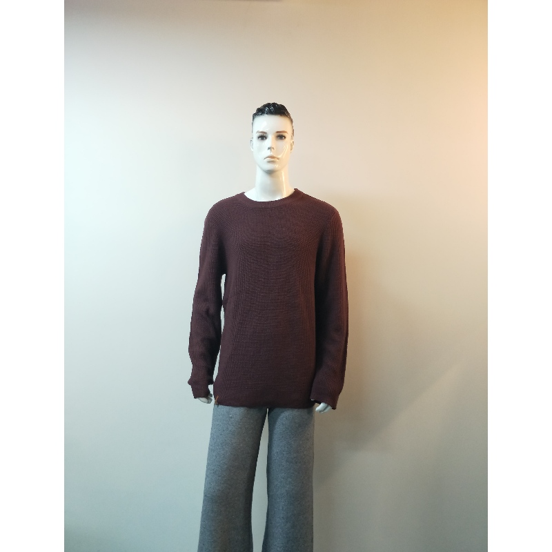 RÖD RUNDHALS SWEATER RLMS0039F