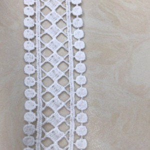 7 # mjölksilk spetsar ， Polyester / Nylon spets ， bomullsspets