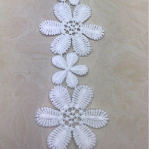 11 # mjölksilk spetsar ， Polyester / Nylon spets ， bomullsspets