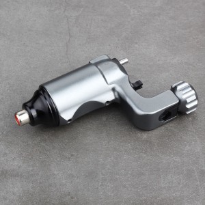 1 Stk Grå Ny Toppkvalitet RCA 3.5mm Gränssnitt Tattoo Rotary Machine Gun Professional Tattoo rotary machine maquina de tatuagem