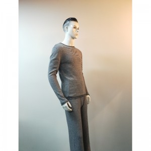GREY CREW HECK SWEATER RLMS0061F