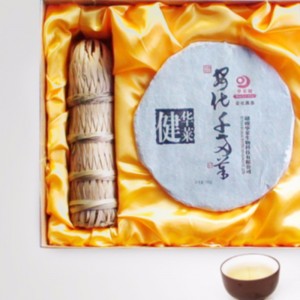 06 två tusen serier stora uppsättning te hunan anhua svart te hälso-te