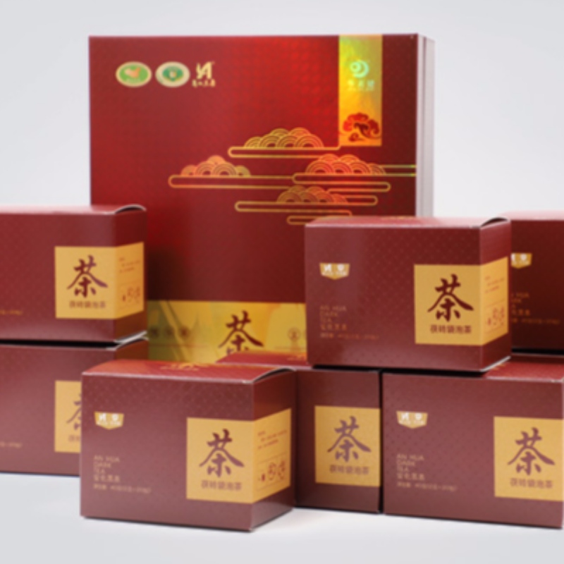 fuzhuan tepåse hunan anhua svart te hälsovårdste