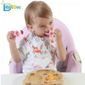2019 Nya produkter Barnmatning Första sked och gaffeluppsättningsutrustning Babyskedar Självmatning