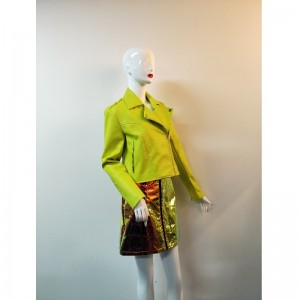 FLUORESCENT GUL PU JACKET RLWPJ0003N