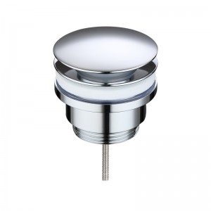 Vertikal avlopp från mässingsbad