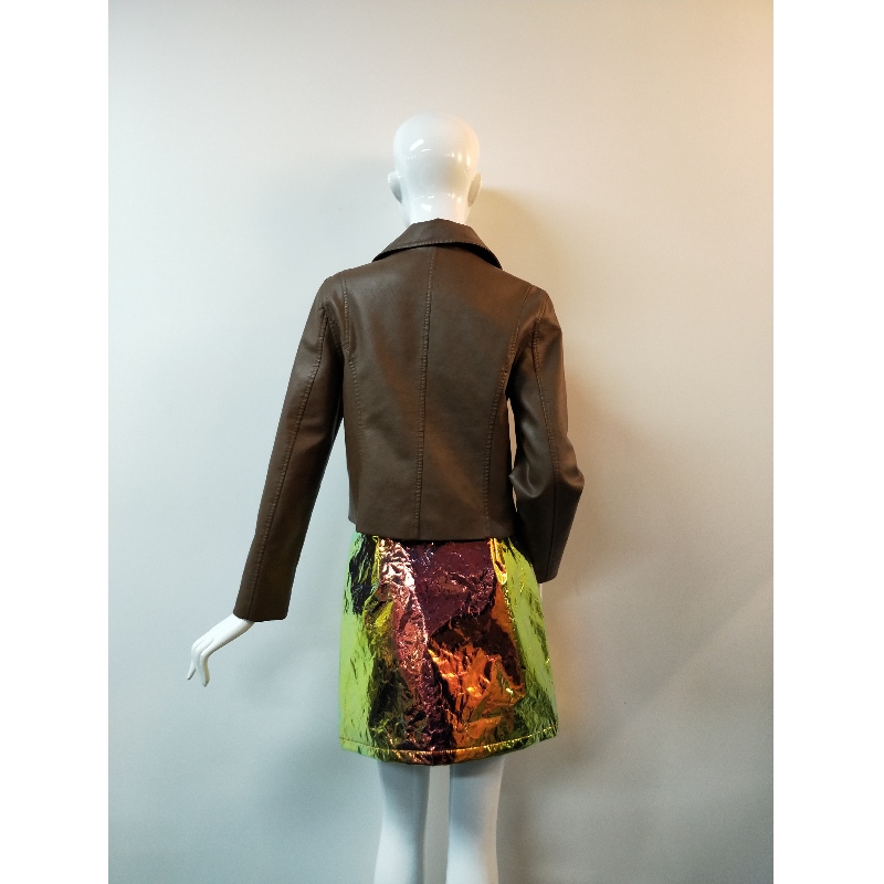 BRUN PU BIKERJACKA RLWPJ0012N