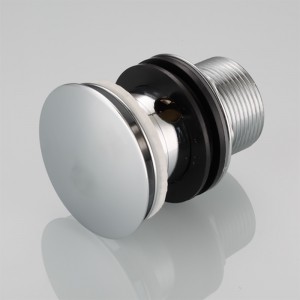 Mässingsbassäng badkar klick klackavfall dyker upp